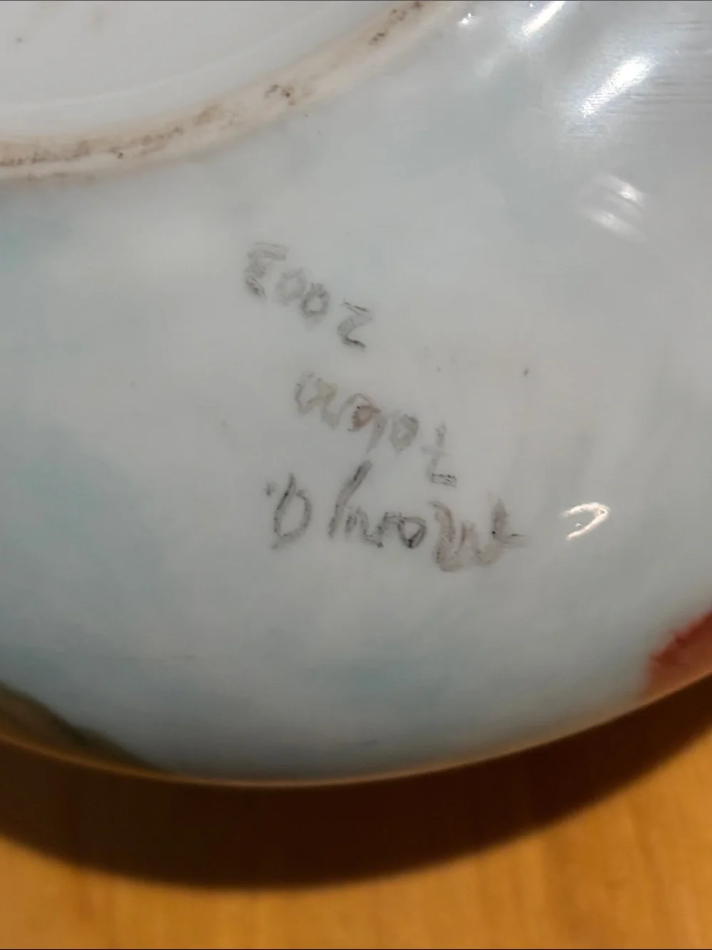Hand-Painted Floral Porcelain Vase